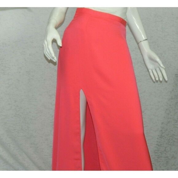 Lovers + Friends Revolve Skirt Pink‎ High Split Maxi Skirt Medium - Picture 4 of 8